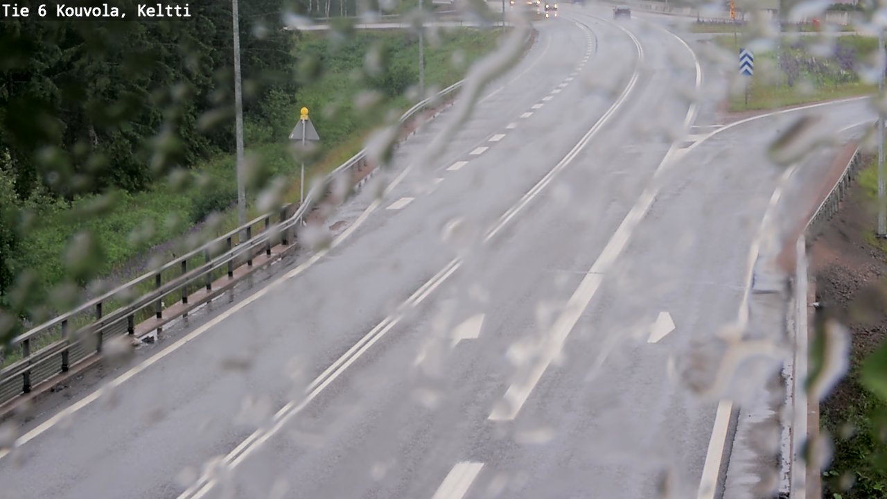 Weather Camera Image Väg 6 Kouvola,  Keltti, Kouvola, Kymenlaakso