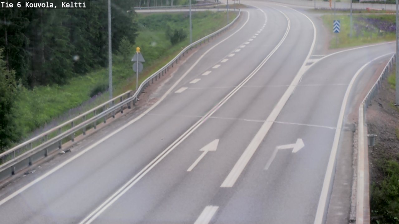 Kelikamerat Kuva Tie 6 Kouvola, Keltti, Kouvola, Kymenlaakso