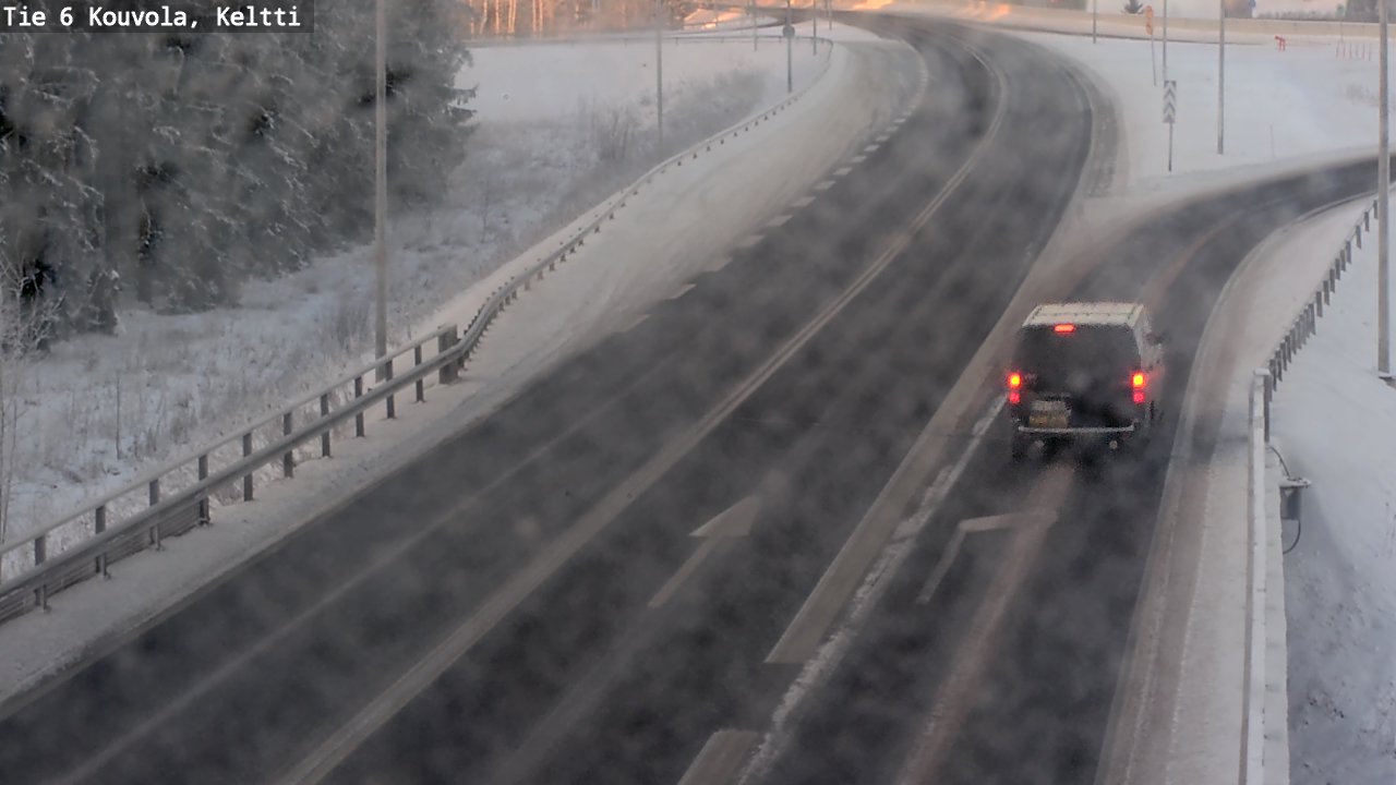 Kelikamerat Kuva Tie 6 Kouvola, Keltti, Kouvola, Kymenlaakso
