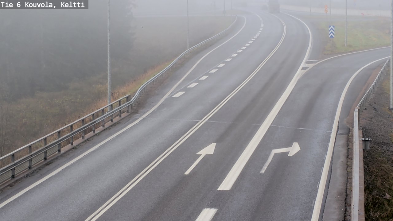 Kelikamerat Kuva Tie 6 Kouvola, Keltti, Kouvola, Kymenlaakso