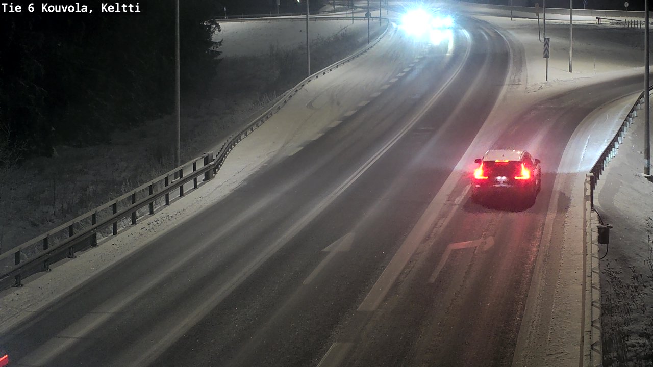 Weather Camera Image Väg 6 Kouvola,  Keltti, Kouvola, Kymenlaakso