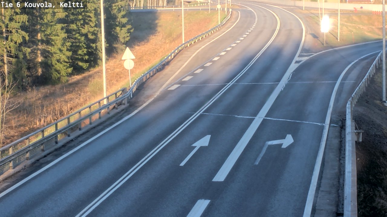 Kelikamerat Kuva Tie 6 Kouvola, Keltti, Kouvola, Kymenlaakso