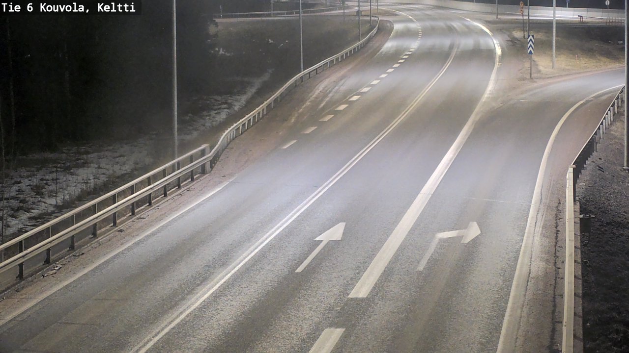 Weather Camera Image Road 6 Kouvola, Keltti, Kouvola, Kymenlaakso