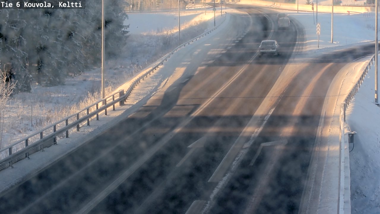 Weather Camera Image Road 6 Kouvola, Keltti, Kouvola, Kymenlaakso