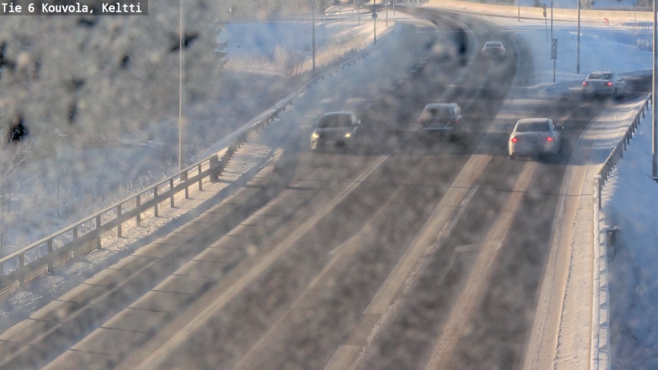 Weather Camera Image Road 6 Kouvola, Keltti, Kouvola, Kymenlaakso