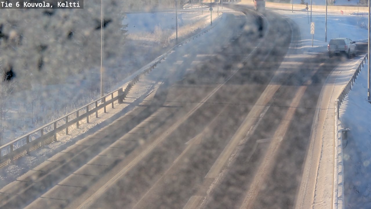 Weather Camera Image Road 6 Kouvola, Keltti, Kouvola, Kymenlaakso