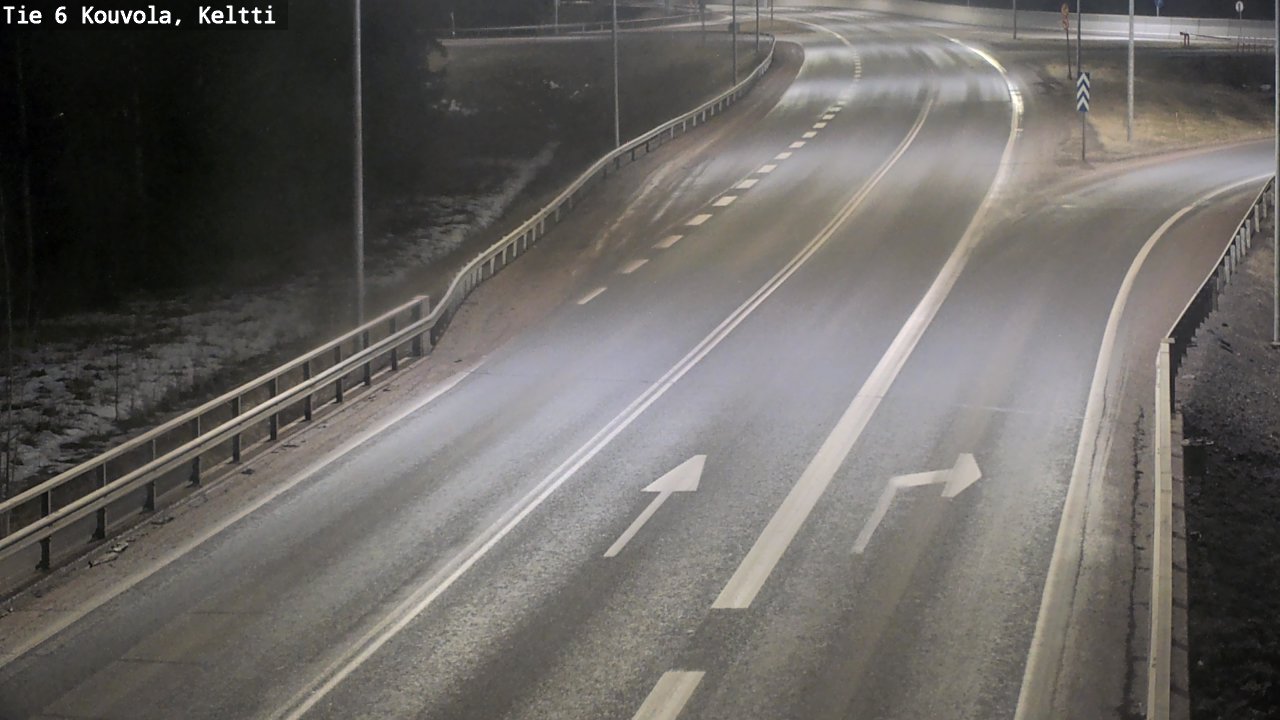 Weather Camera Image Road 6 Kouvola, Keltti, Kouvola, Kymenlaakso