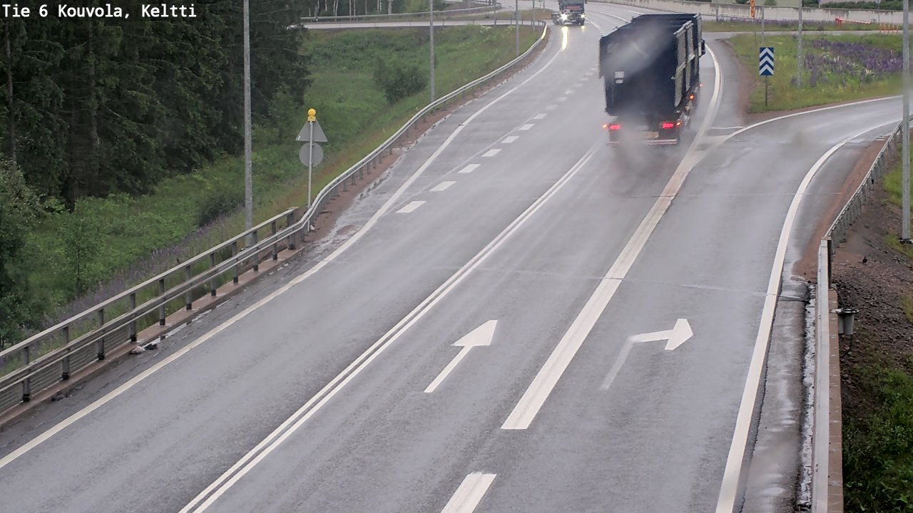 Kelikamerat Kuva Tie 6 Kouvola, Keltti, Kouvola, Kymenlaakso
