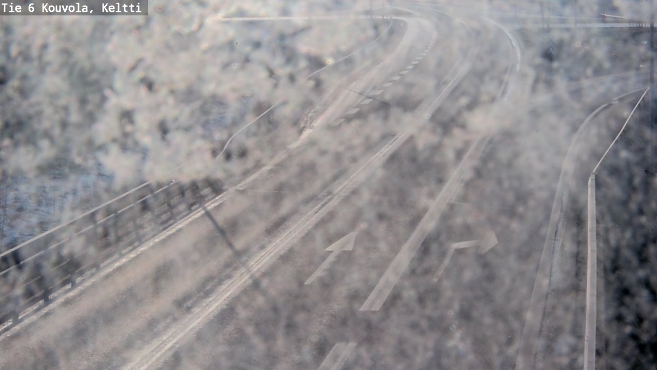 Weather Camera Image Väg 6 Kouvola,  Keltti, Kouvola, Kymenlaakso
