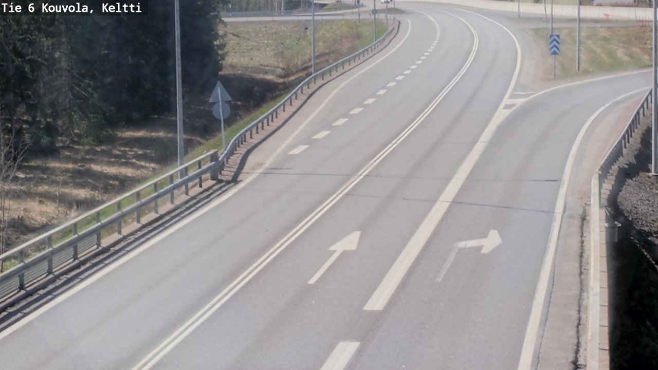 Kelikamerat Kuva Tie 6 Kouvola, Keltti, Kouvola, Kymenlaakso