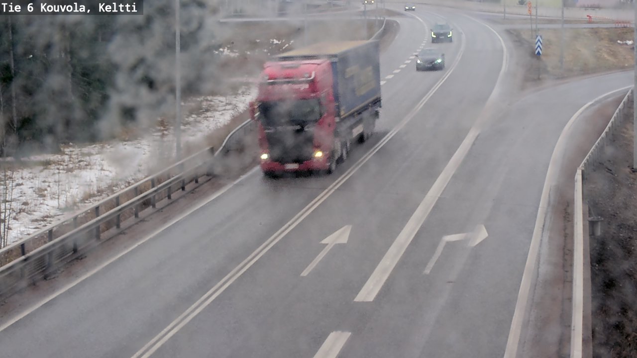 Kelikamerat Kuva Tie 6 Kouvola, Keltti, Kouvola, Kymenlaakso