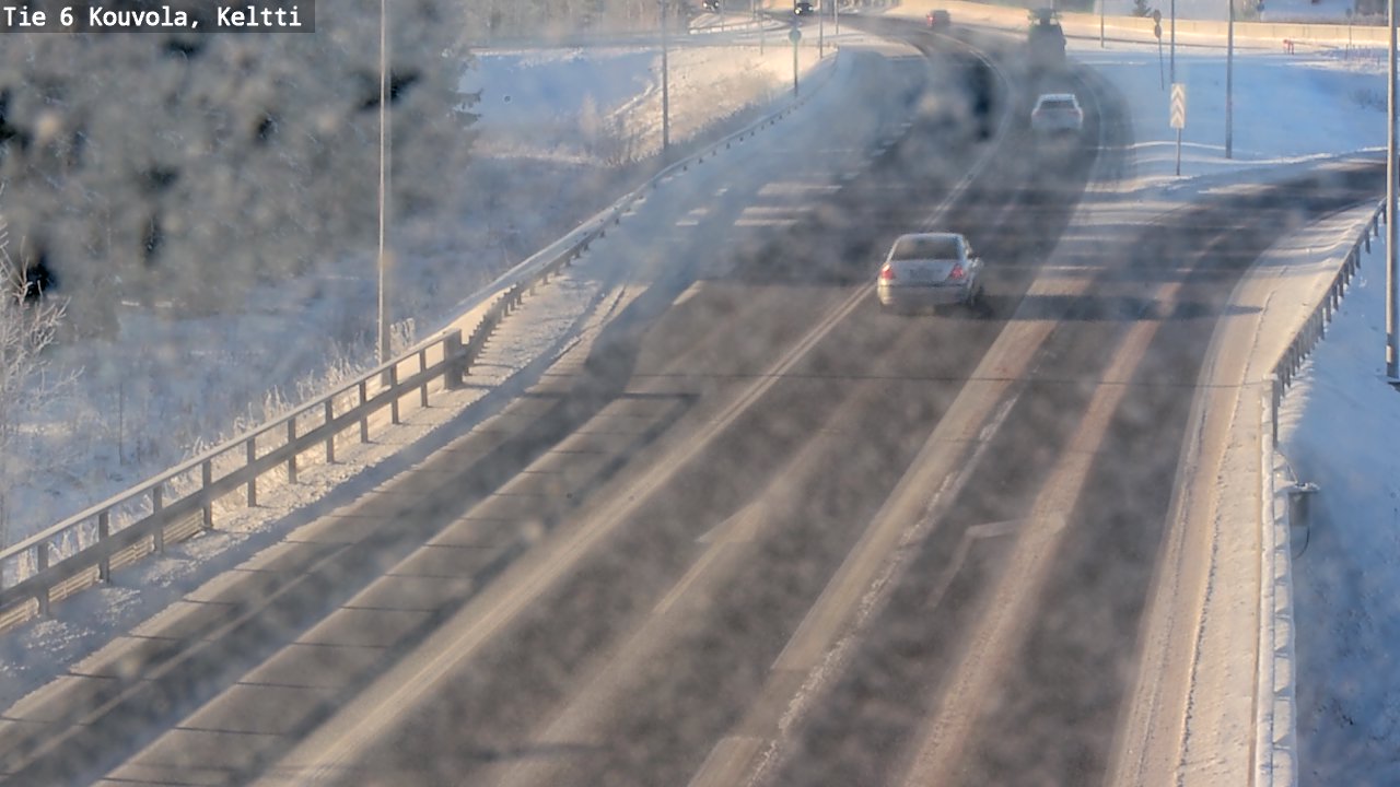 Weather Camera Image Road 6 Kouvola, Keltti, Kouvola, Kymenlaakso