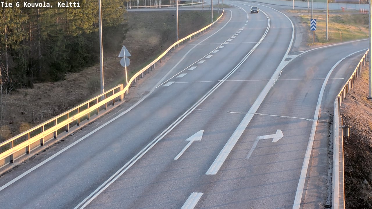 Kelikamerat Kuva Tie 6 Kouvola, Keltti, Kouvola, Kymenlaakso
