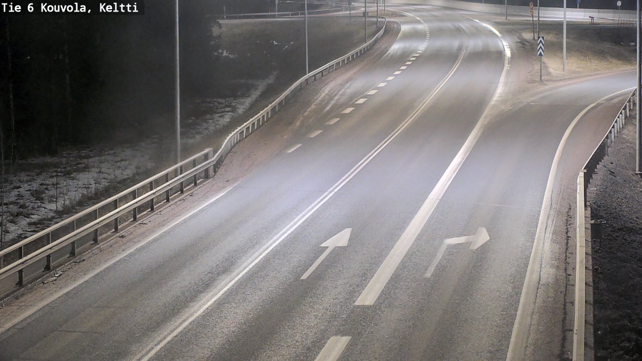 Weather Camera Image Road 6 Kouvola, Keltti, Kouvola, Kymenlaakso