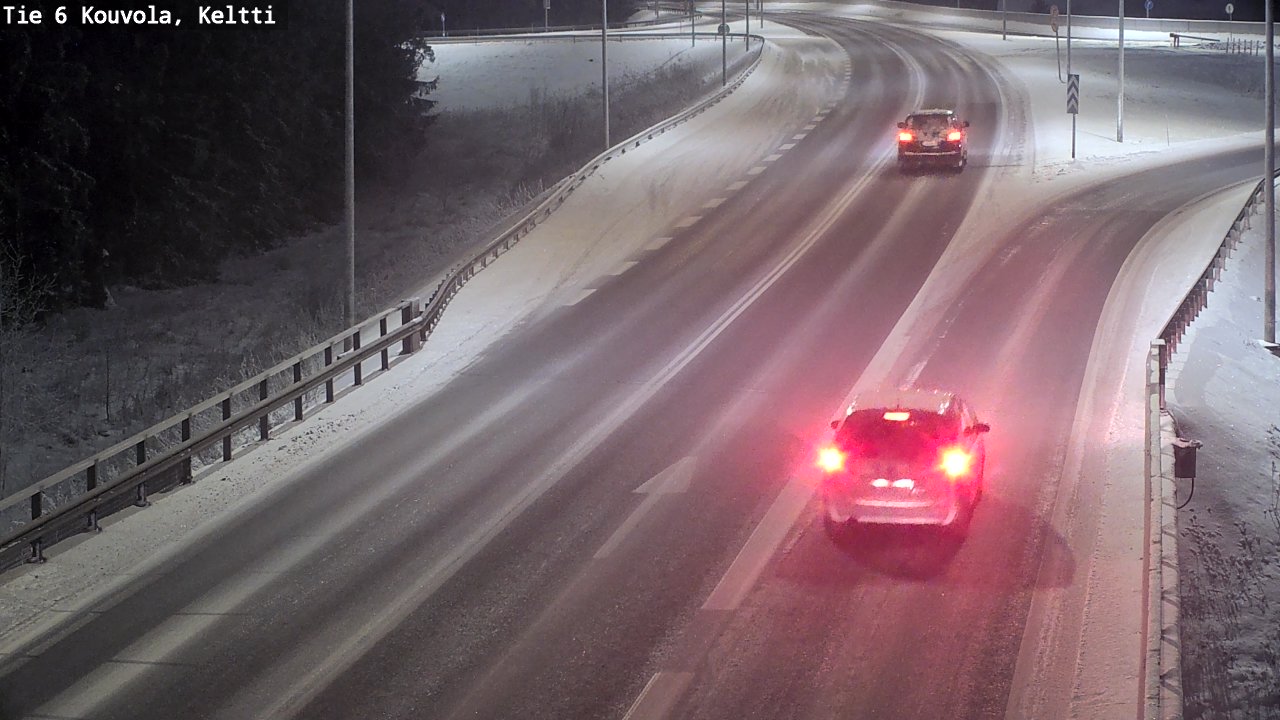 Weather Camera Image Väg 6 Kouvola,  Keltti, Kouvola, Kymenlaakso
