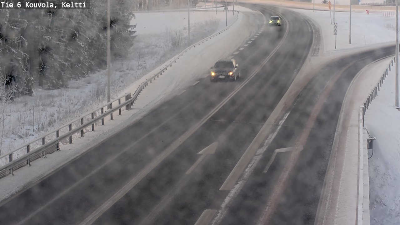 Kelikamerat Kuva Tie 6 Kouvola, Keltti, Kouvola, Kymenlaakso