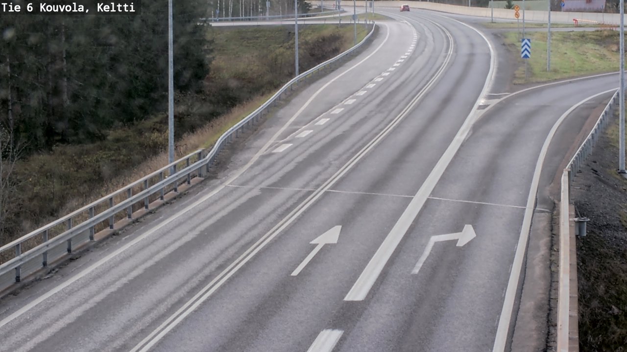 Kelikamerat Kuva Tie 6 Kouvola, Keltti, Kouvola, Kymenlaakso