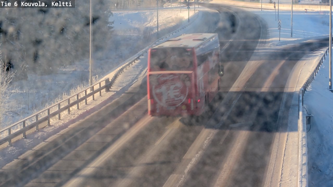 Weather Camera Image Road 6 Kouvola, Keltti, Kouvola, Kymenlaakso
