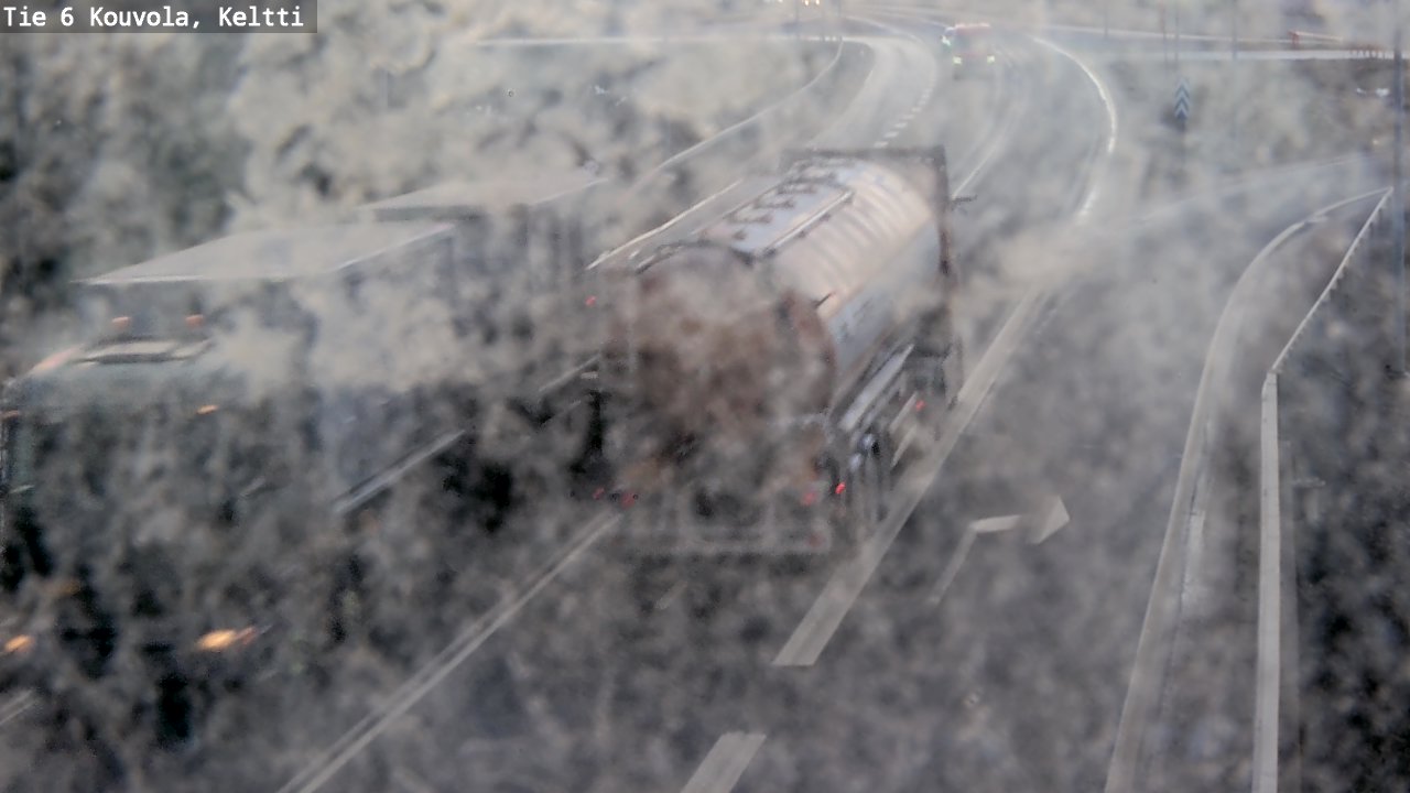 Weather Camera Image Väg 6 Kouvola,  Keltti, Kouvola, Kymenlaakso
