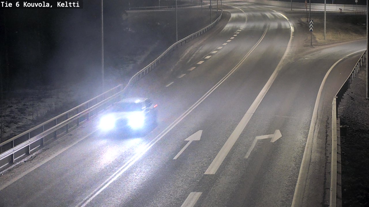 Weather Camera Image Road 6 Kouvola, Keltti, Kouvola, Kymenlaakso
