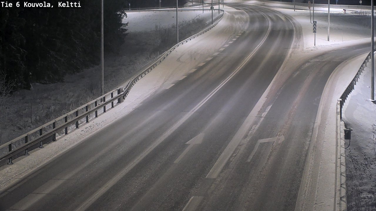 Weather Camera Image Väg 6 Kouvola,  Keltti, Kouvola, Kymenlaakso