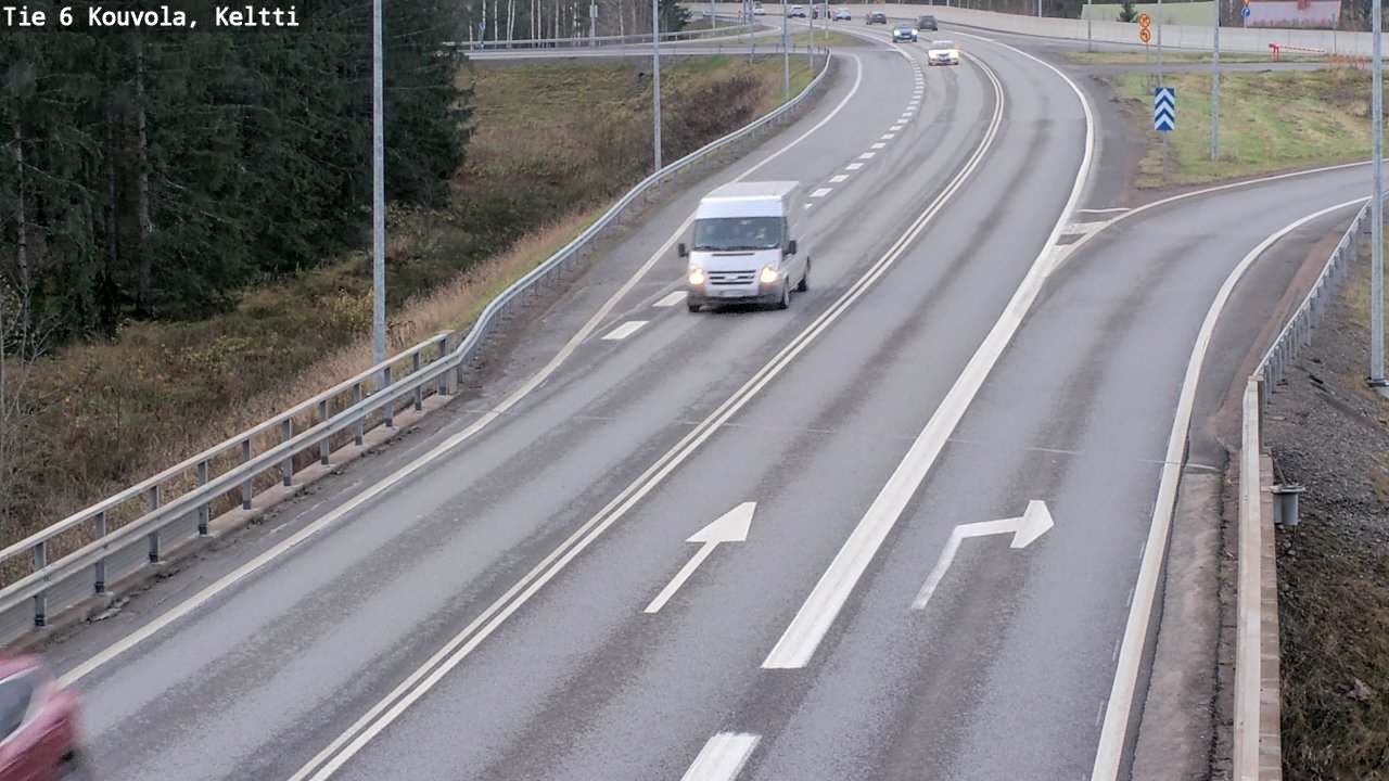 Kelikamerat Kuva Tie 6 Kouvola, Keltti, Kouvola, Kymenlaakso