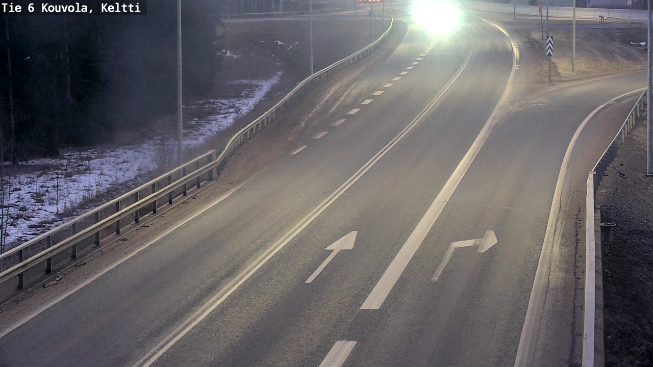 Weather Camera Image Road 6 Kouvola, Keltti, Kouvola, Kymenlaakso