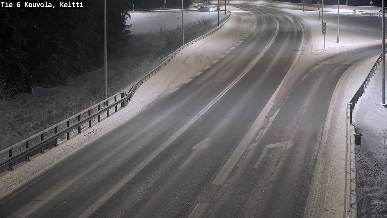 Weather Camera Image Väg 6 Kouvola,  Keltti, Kouvola, Kymenlaakso