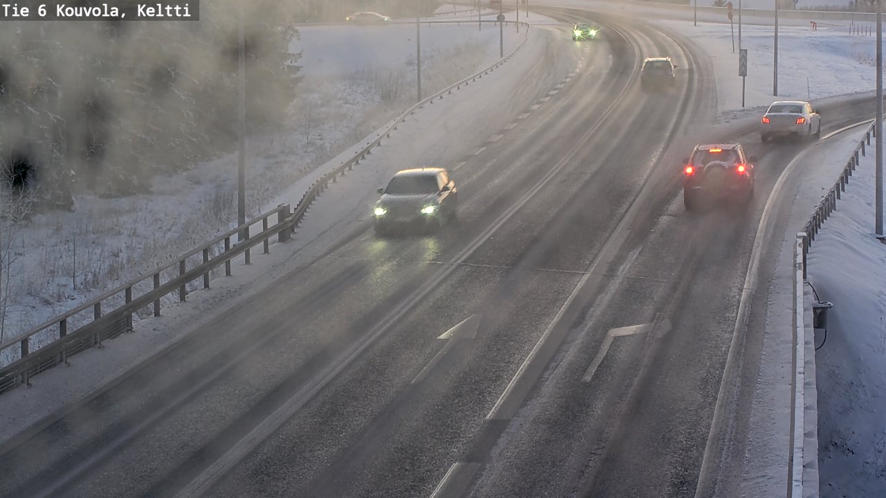 Kelikamerat Kuva Tie 6 Kouvola, Keltti, Kouvola, Kymenlaakso