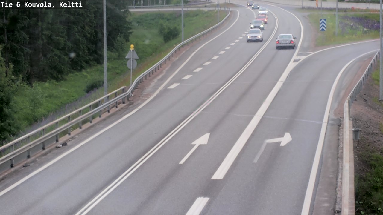 Kelikamerat Kuva Tie 6 Kouvola, Keltti, Kouvola, Kymenlaakso