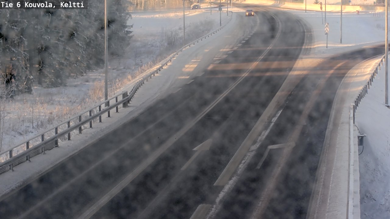 Weather Camera Image Road 6 Kouvola, Keltti, Kouvola, Kymenlaakso