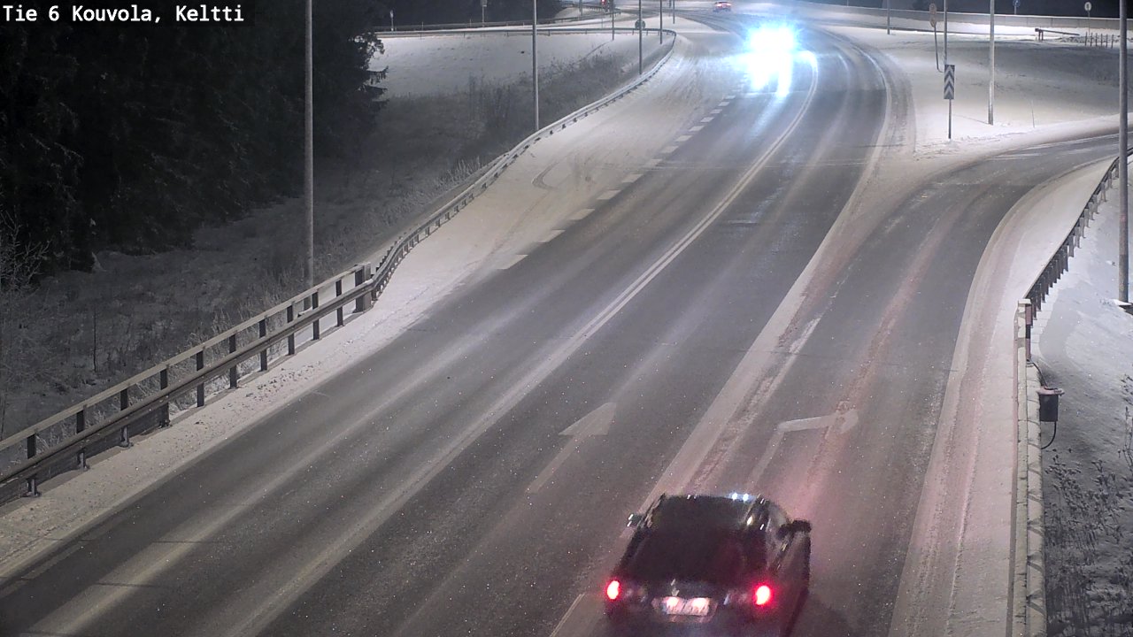 Weather Camera Image Väg 6 Kouvola,  Keltti, Kouvola, Kymenlaakso