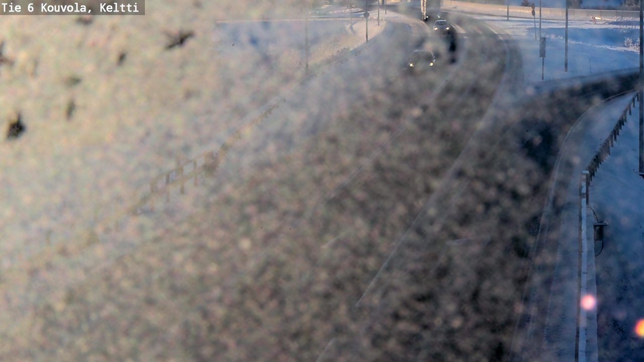 Weather Camera Image Väg 6 Kouvola,  Keltti, Kouvola, Kymenlaakso