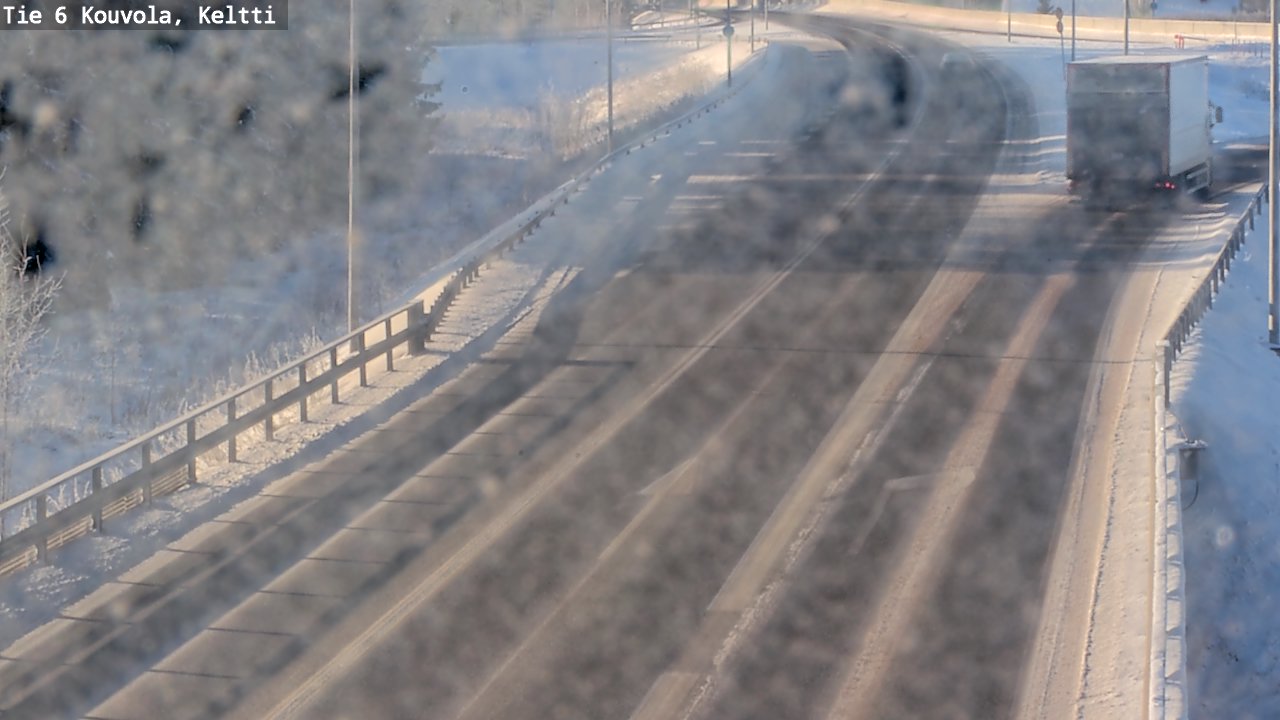 Weather Camera Image Road 6 Kouvola, Keltti, Kouvola, Kymenlaakso