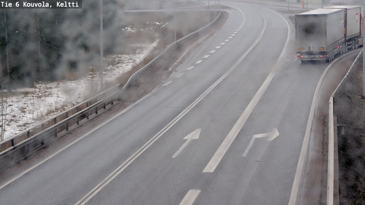 Kelikamerat Kuva Tie 6 Kouvola, Keltti, Kouvola, Kymenlaakso