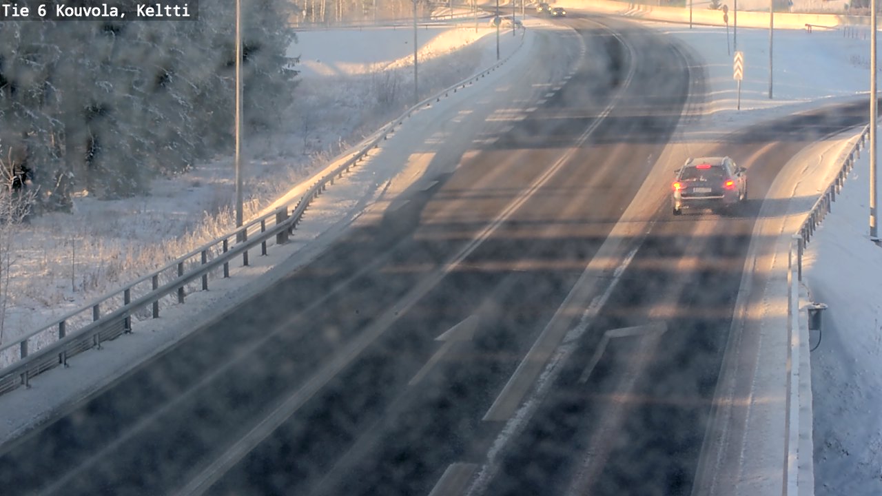Weather Camera Image Road 6 Kouvola, Keltti, Kouvola, Kymenlaakso