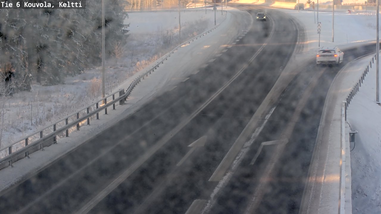 Weather Camera Image Road 6 Kouvola, Keltti, Kouvola, Kymenlaakso