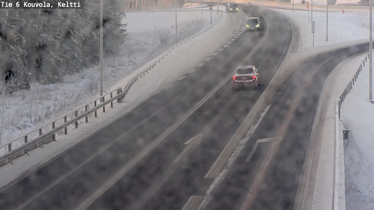 Weather Camera Image Road 6 Kouvola, Keltti, Kouvola, Kymenlaakso