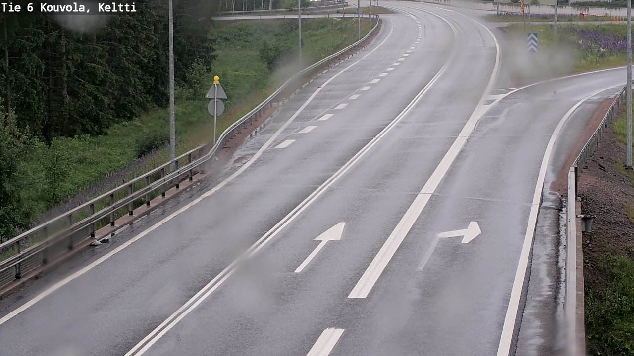 Kelikamerat Kuva Tie 6 Kouvola, Keltti, Kouvola, Kymenlaakso