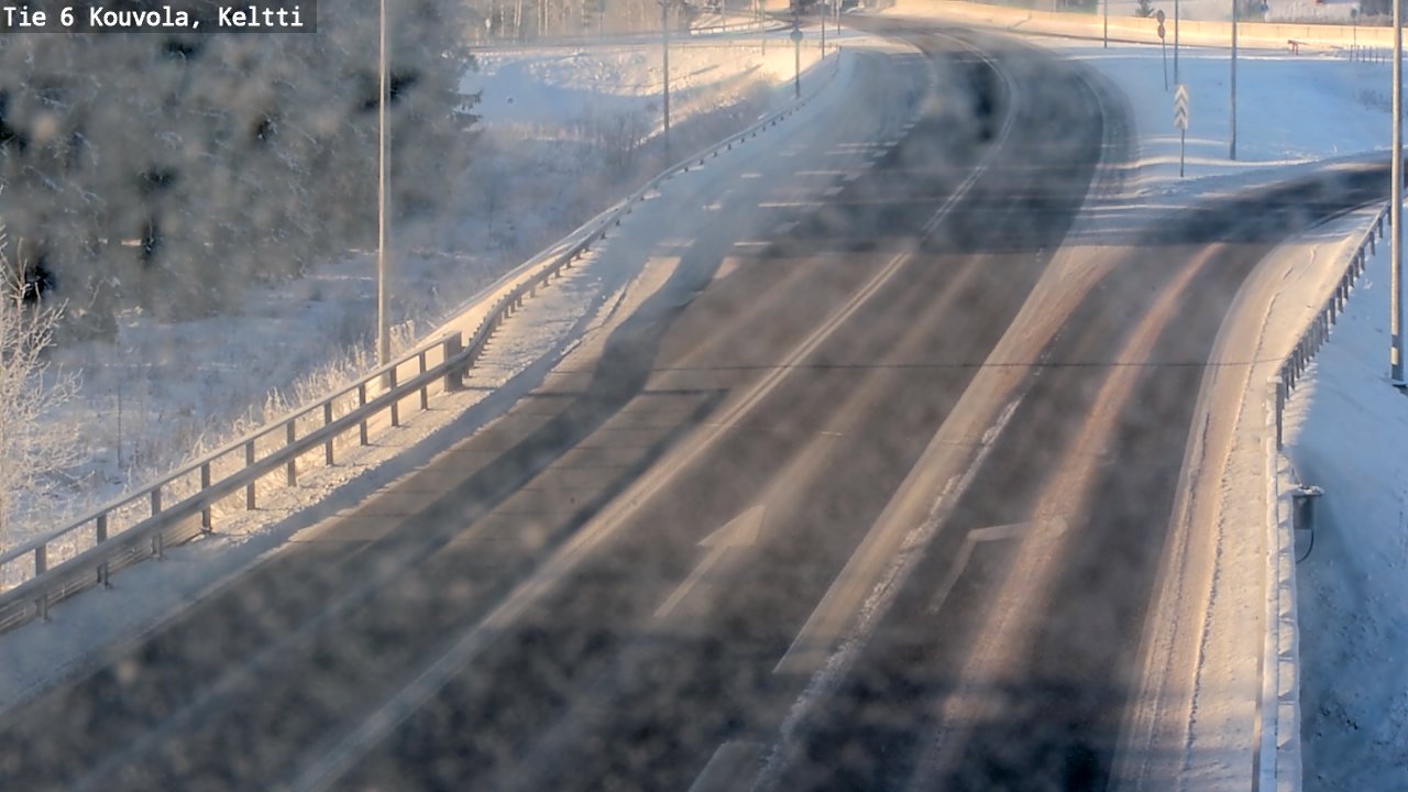 Weather Camera Image Road 6 Kouvola, Keltti, Kouvola, Kymenlaakso