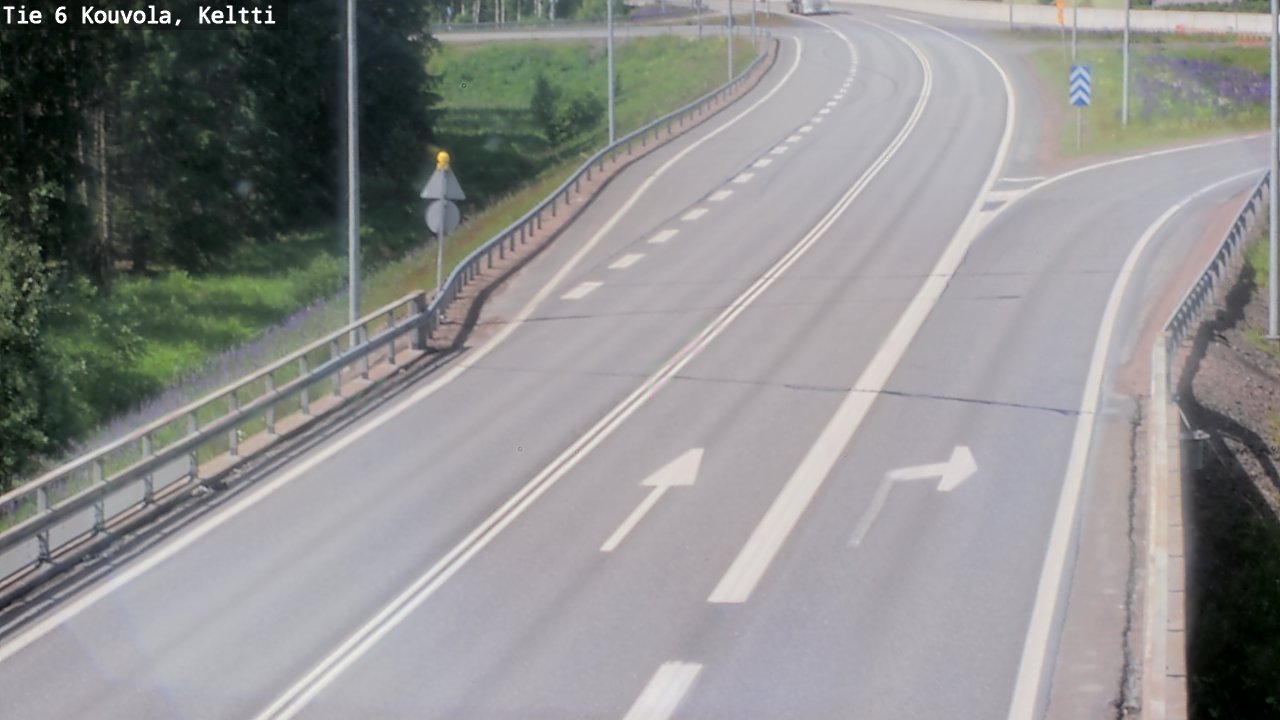 Kelikamerat Kuva Tie 6 Kouvola, Keltti, Kouvola, Kymenlaakso