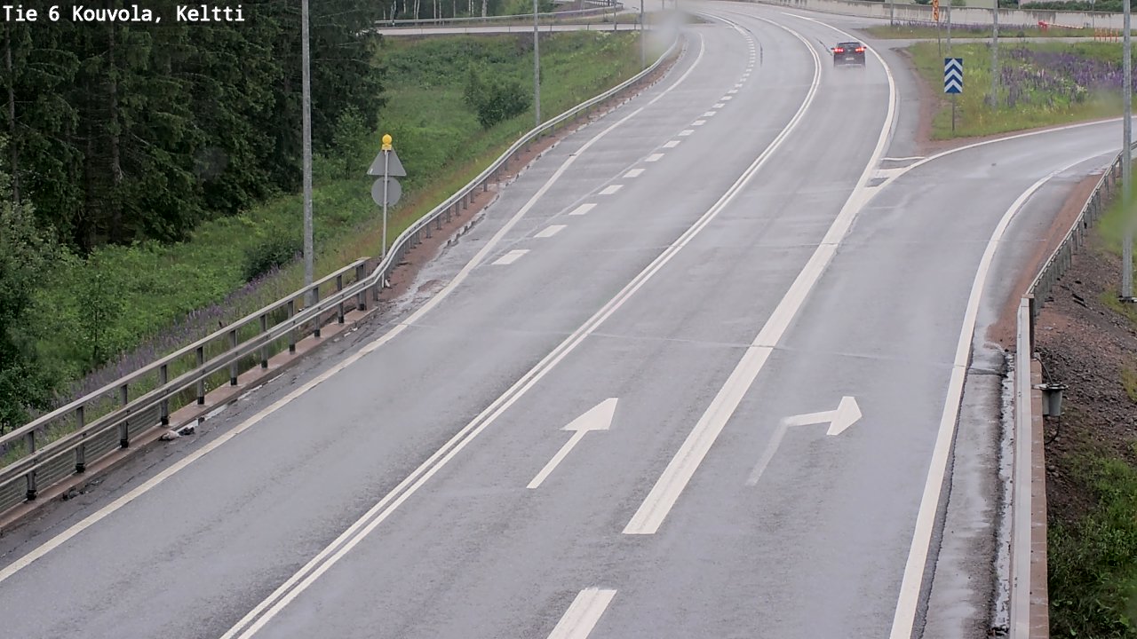 Kelikamerat Kuva Tie 6 Kouvola, Keltti, Kouvola, Kymenlaakso