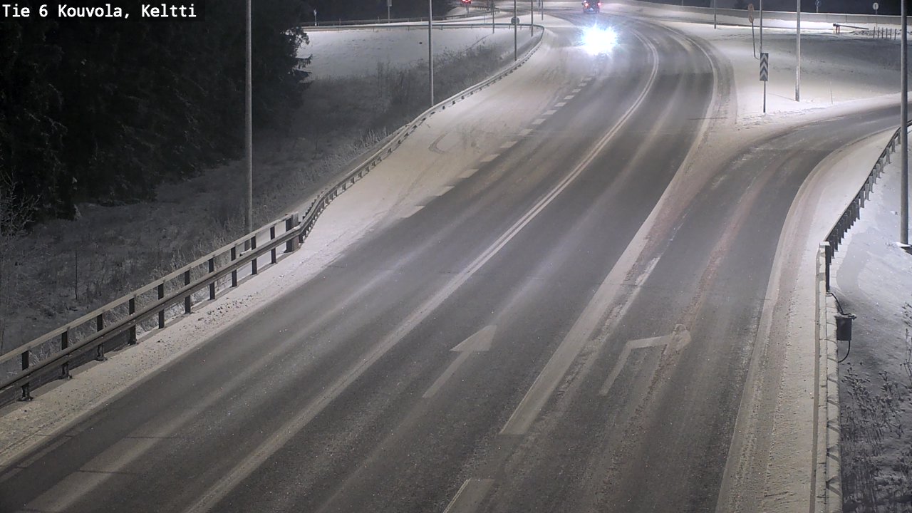 Weather Camera Image Väg 6 Kouvola,  Keltti, Kouvola, Kymenlaakso