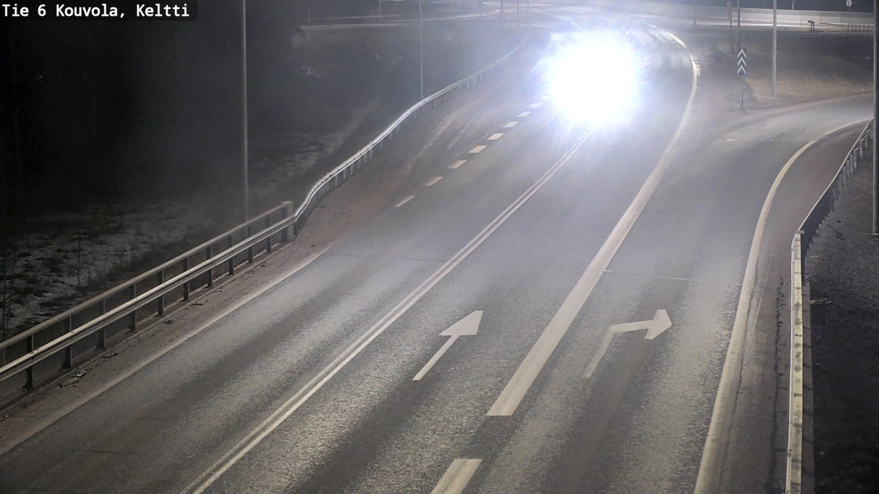 Weather Camera Image Road 6 Kouvola, Keltti, Kouvola, Kymenlaakso