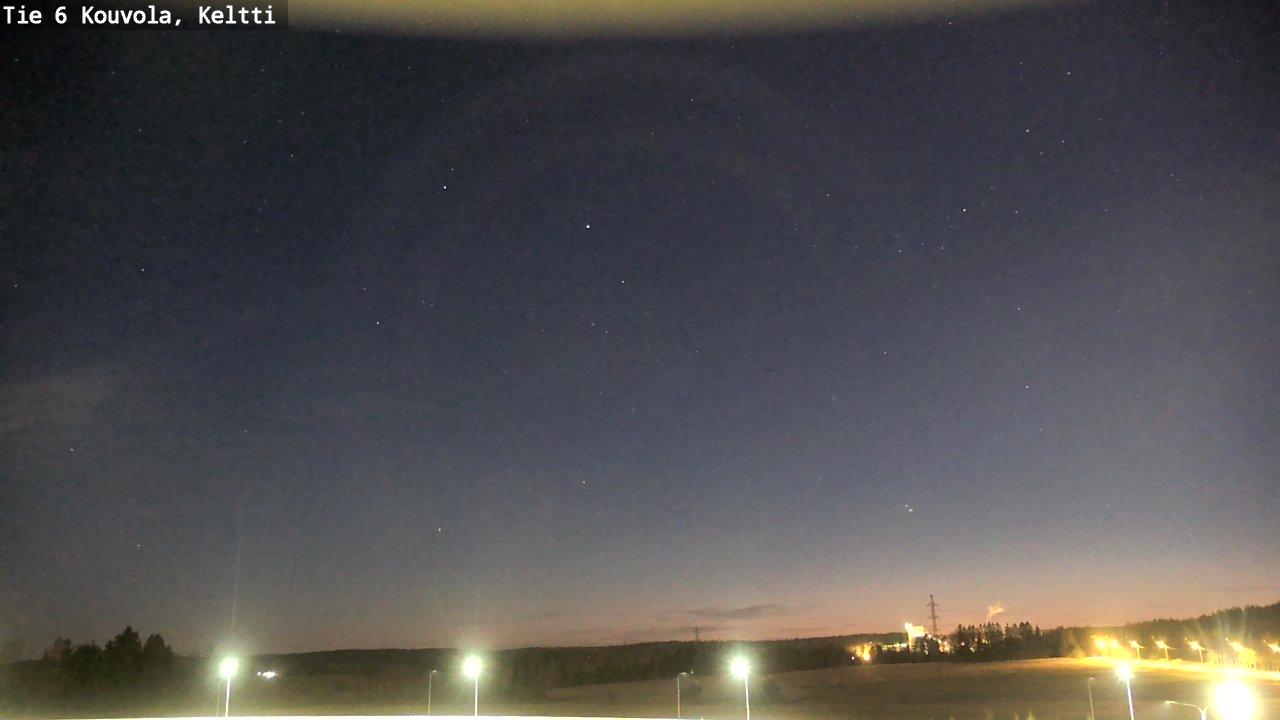 Weather Camera Image Väg 6 Kouvola,  Keltti, Kouvola, Kymenlaakso