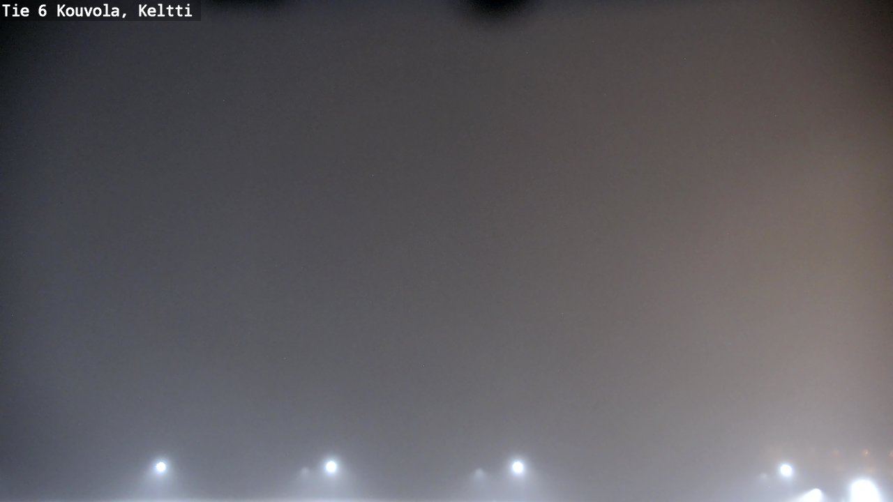 Weather Camera Image Väg 6 Kouvola,  Keltti, Kouvola, Kymenlaakso