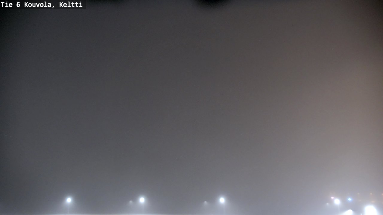 Weather Camera Image Väg 6 Kouvola,  Keltti, Kouvola, Kymenlaakso