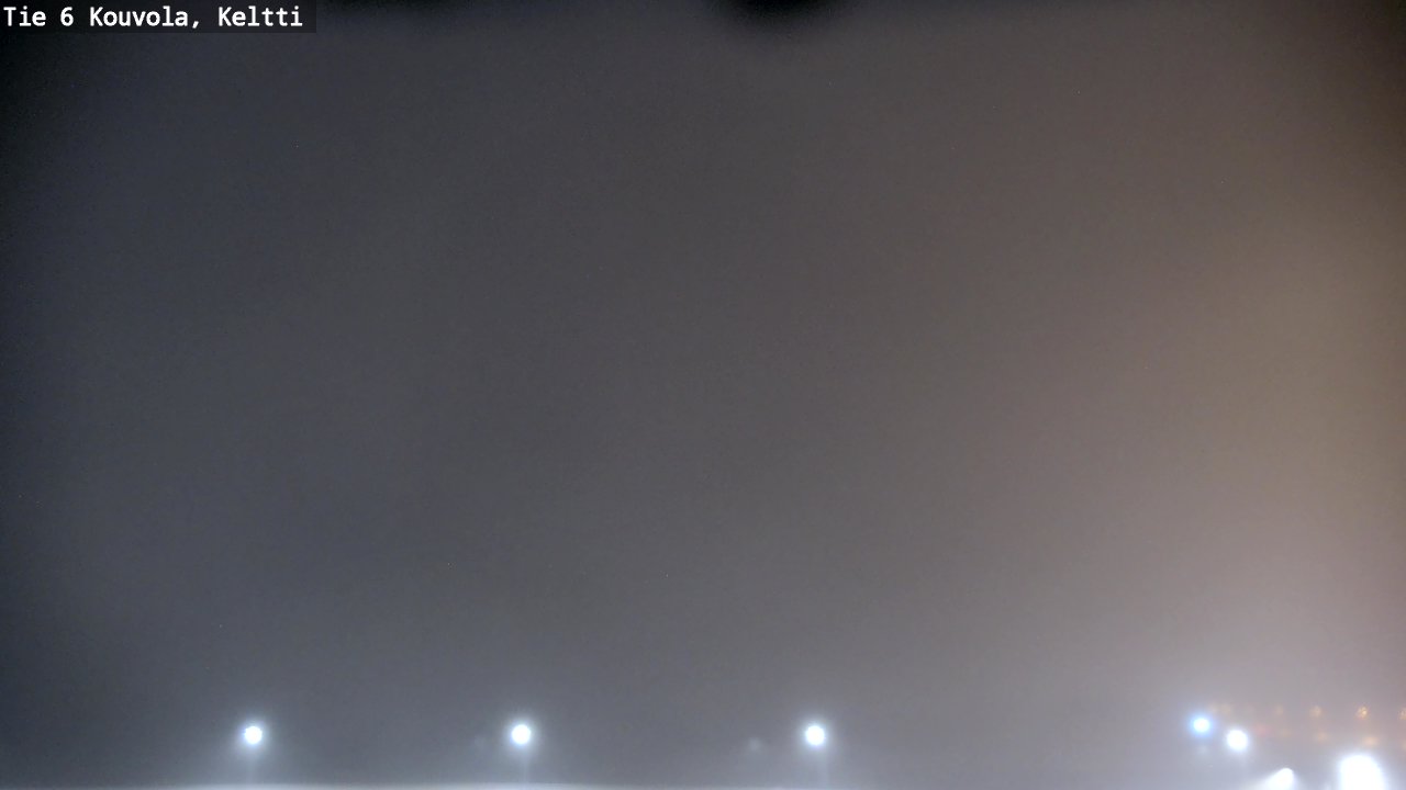 Weather Camera Image Väg 6 Kouvola,  Keltti, Kouvola, Kymenlaakso