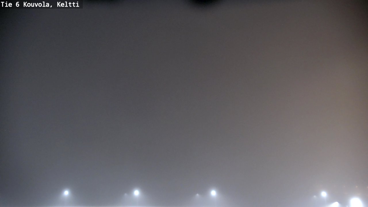 Weather Camera Image Väg 6 Kouvola,  Keltti, Kouvola, Kymenlaakso