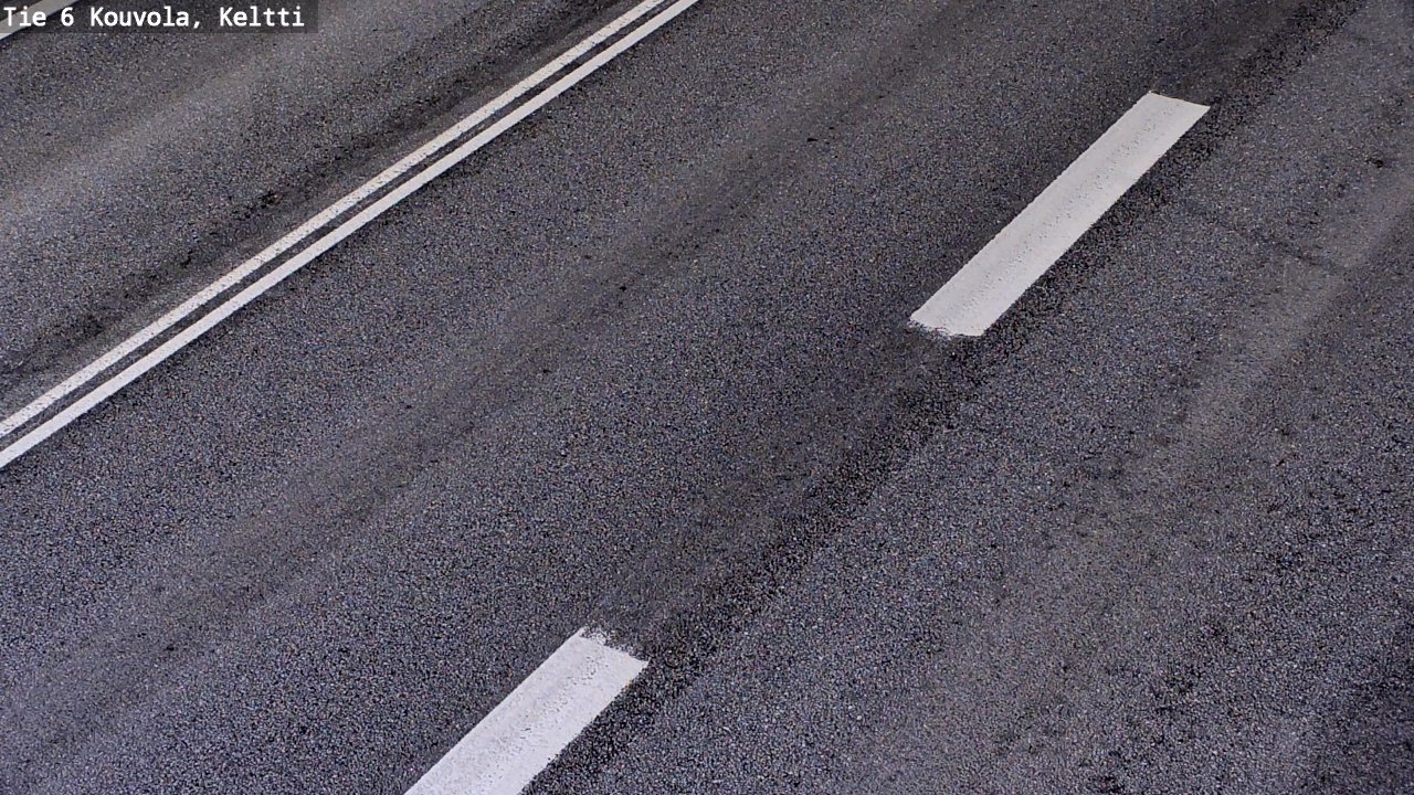 Weather Camera Image Väg 6 Kouvola,  Keltti, Kouvola, Kymenlaakso